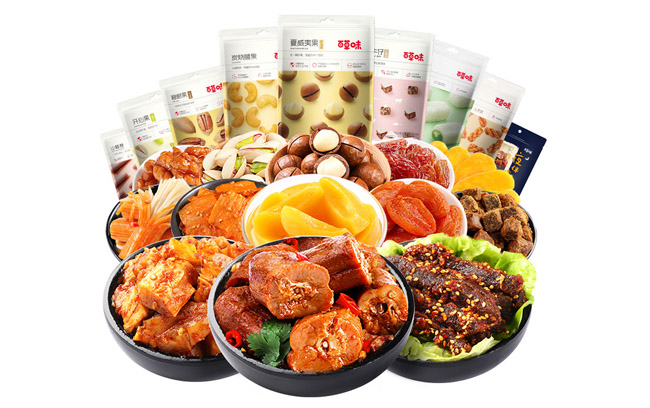 百草味網(wǎng)紅零食大禮包【月銷(xiāo)量40萬(wàn)】